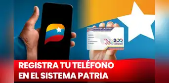 Sistema Patria: ¿cómo puedo registrar, modificar y certificar mi teléfono? Sistema Patria: ¿cómo puedo registrar, modificar y certificar mi teléfono?