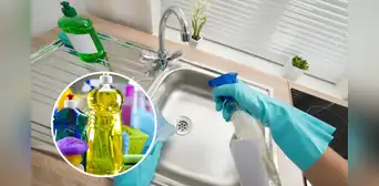 ¿Cómo limpiar y dejar brilloso el fregadero de la cocina usando un solo ingrediente?
