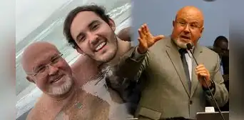 Carlos Bruce besa a otro hombre y escribe mensaje contra la homofobia