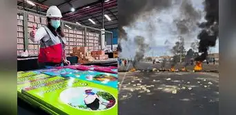 Violentistas amenazan con quemar libros que se distribuyen a todo el país, según Minedu Violentistas amenazan con quemar libros que se distribuyen a todo el país, según Minedu