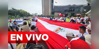 ‘Marcha por la paz’: cientos de personas marcharon en Lima y otras regiones ‘Marcha por la paz’: cientos de personas marcharon en Lima y otras regiones