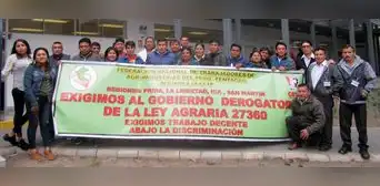 Trabajadores de agroindustria exigen derogar Ley de Promoción Agraria