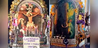 Ayacucho: Imagen del Señor de los Milagros se incendió en iglesia