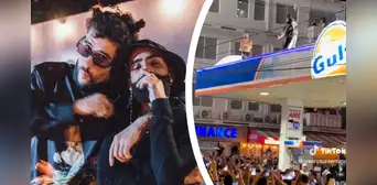 Bad Bunny y Arcangel dieron concierto gratuito en un techo de Puerto Rico para despedir el año 2022 Bad Bunny y Arcangel dieron concierto gratuito en un techo de Puerto Rico para despedir el año 2022