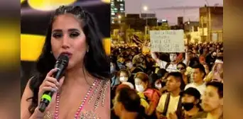 Melissa Paredes defiende a bomberos tras agresiones: “Un poquito más de empatía a esos manifestantes”