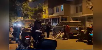 SJL: PNP captura a banda de presuntos extorsionadores que tenía armas y granadas de guerra