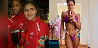 Antes y después de Vivian Baella: su radical transformación tras convertirse en fisicoculturista