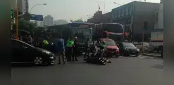 Reportan accidente de tránsito en la av. Wilson en el Cercado de Lima