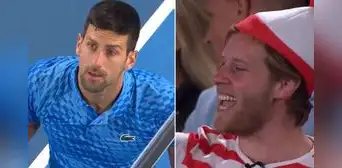 Djokovic detiene el juego para pedir que saquen a un hincha “borracho” que lo molestaba