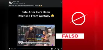 No, Andrew Tate no ha salido de la cárcel y video de entrevista viral es de abril No, Andrew Tate no ha salido de la cárcel y video de entrevista viral es de abril
