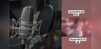 ¿Quiénes son los que hacen las voces más representativas en la TV peruana?