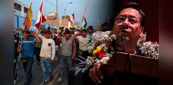 Luis Arce acusa a la derecha de querer desestabilizar a Perú: “Tenemos un enemigo al frente” Luis Arce acusa a la derecha de querer desestabilizar a Perú: “Tenemos un enemigo al frente”