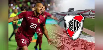 ¡Histórico! Salomón Rondón se convierte en el primer delantero venezolano que llega a River Plate