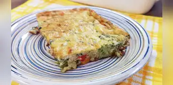 Soufflé de verduras casero y rápido