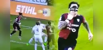¡Impresiona a su nuevo DT! Gianluca Lapadula se suspende en el aire y marca el gol del Cagliari