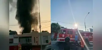 San Isidro: controlan incendio en depósito del Ministerio del Ambiente San Isidro: controlan incendio en depósito del Ministerio del Ambiente