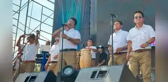 Walther Lozada y Orquesta debutó en concierto gratuito realizado en Piura