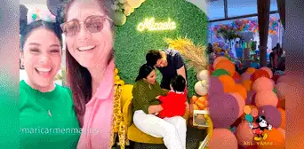 Maricarmen Marín celebró a lo grande el primer año de su hija Micaela: “Soy muy feliz”