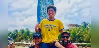 Manuel Robles rompe el récord al coronarse como campeón nacional de surf más joven del Perú Manuel Robles rompe el récord al coronarse como campeón nacional de surf más joven del Perú