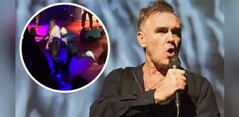 Viral en YouTube: Morrissey fue agredido en pleno concierto de San Diego [VIDEO]