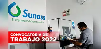 ¡Último día para postular! Sunass ofrece empleos con sueldos de hasta S/ 11.000 ¡Último día para postular! Sunass ofrece empleos con sueldos de hasta S/ 11.000