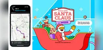 Waze: ¿cómo activar el ‘modo Papá Noel’ para volver a casa con la guía del personaje en trineo?