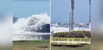 Fuerte oleaje en el Callao: ¿por qué se salió el mar y qué relación tiene con las tormentas en EE. UU.? Fuerte oleaje en el Callao: ¿por qué se salió el mar y qué relación tiene con las tormentas en EE. UU.?