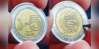 ¿Cómo es la moneda de 5 soles más buscada del Perú y cuánto vale? ¿Cómo es la moneda de 5 soles más buscada del Perú y cuánto vale?