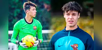 ¿Quién es Diego Kochen, el joven portero de raíces peruanas que brilla en el FC Barcelona?