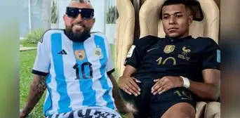 ¡Fortísimo! Vidal arremetió contra Mbappé por ‘menospreciar’ a Sudamérica y perder la final