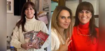 Sandra Plevisani prepara torta de chocolate para Kate del Castillo y conoce a la actriz
