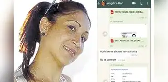 Fujimorista Angélica Barturén: “No te olvides de mi tema (plata). ¡Estoy en nada!”