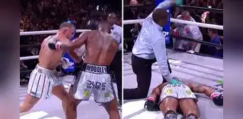Youtuber boxeador Jake Paul noqueó a excampeón de UFC con potente derechazo