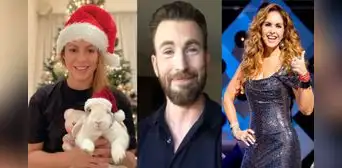 Navidad 2021: Shakira, Chris Evans, Lucero, Bad Bunny y otros famosos enviaron sus mejores deseos Navidad 2021: Shakira, Chris Evans, Lucero, Bad Bunny y otros famosos enviaron sus mejores deseos