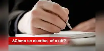 ¿’Uf’ o ‘uff’?: conoce cuál es la forma correcta de escribir esta expresión ¿’Uf’ o ‘uff’?: conoce cuál es la forma correcta de escribir esta expresión