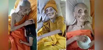 Luang Pho Yai, el monje que impacta con su edad y estado físico en redes