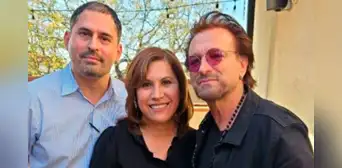 Hombre come gratis al ser confundido con Bono de U2 por los dueños de restaurante