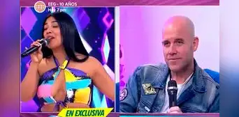 Gian Marco sorprendido tras escuchar a Kate Candela entonar una de sus icónicas canciones