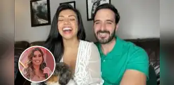 Ethel Pozo demuestra su dominio del inglés durante entrevista con novio de Diana Sánchez Ethel Pozo demuestra su dominio del inglés durante entrevista con novio de Diana Sánchez
