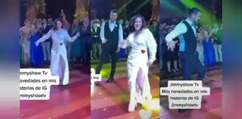 Karina Jordán y Diego Seyfarth deslumbran en su boda bailando “Ojos chinos” de El Gran Combo Karina Jordán y Diego Seyfarth deslumbran en su boda bailando “Ojos chinos” de El Gran Combo