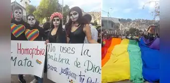 Cusco: centenares de personas se sumaron a la marcha del orgullo LGBTIQ+ Cusco: centenares de personas se sumaron a la marcha del orgullo LGBTIQ+