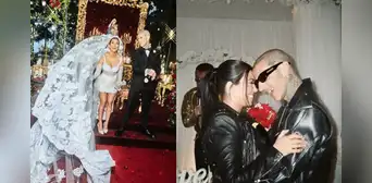 Travis Barker y Kourtney Kardashian hablaron sobre la hospitalización del baterista de Blink-182