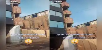 Peruano construye un edificio de 5 pisos, pero de menos de un metro de ancho Peruano construye un edificio de 5 pisos, pero de menos de un metro de ancho
