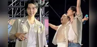 Suga de BTS aparece junto a PSY y cantan ‘That that’ en vivo durante festival