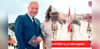Gunter Rave comete vergonzoso blooper al narrar la Parada Militar y se vuelve viral en redes Gunter Rave comete vergonzoso blooper al narrar la Parada Militar y se vuelve viral en redes