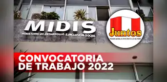 ¿Buscas trabajo? Programa Juntos del Midis ofrece empleos de hasta 9.000 soles ¿Buscas trabajo? Programa Juntos del Midis ofrece empleos de hasta 9.000 soles