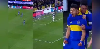 ¡De zurda y a cobrar! Óscar Romero sacó un ‘misil’ para romper el arco y darle el 1-0 a Boca