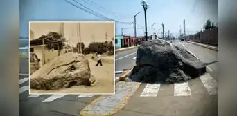 ¿Por qué la ‘Piedra de Alto Larán’ está en medio de la pista desde hace 100 años? ¿Por qué la ‘Piedra de Alto Larán’ está en medio de la pista desde hace 100 años?