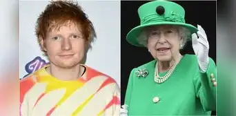 Ed Sheeran revela la divertida historia detrás de su foto con la reina Isabel Ed Sheeran revela la divertida historia detrás de su foto con la reina Isabel