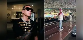 Daddy Yankee: Emilio Jaime se luce cantando en el show del ‘Big Boss’ en Colombia